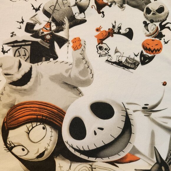 Tim Burtons The Nightmare Before Christmas Graphic T-Shirt - Picture 4 of 5